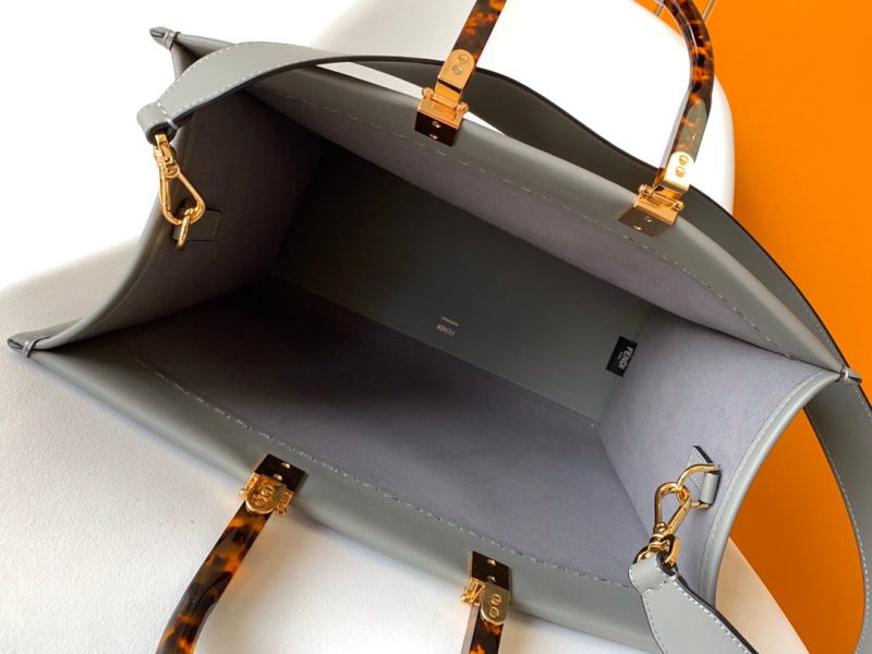 20220716_i1657960276_2524_5_jpg_d9531bc3-f1eb-4449-a83c-63fb389d9d89 Fendi Sunshine Medium Bag 35 Grey Leather