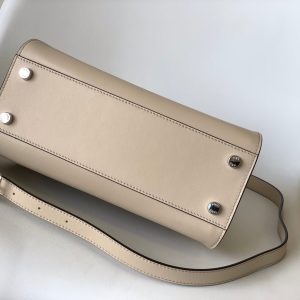 Peekaboo ISeeU Small 27cm Bag ivory lambskin gold hardware