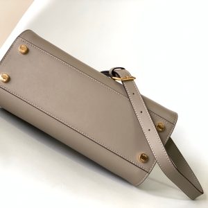 Peekaboo ISeeU Small 27cm Bag brown lambskin gold hardware