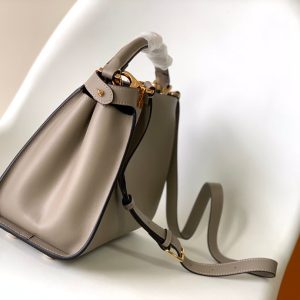 Peekaboo ISeeU Small 27cm Bag brown lambskin gold hardware