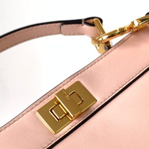 Peekaboo ISeeU Petite 20 Bag Pink Lambskin Ghw
