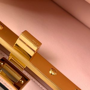 Peekaboo ISeeU Petite 20 Bag Pink Lambskin Ghw