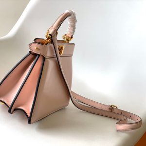 Peekaboo ISeeU Petite 20 Bag Pink Lambskin Ghw