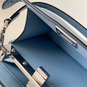 Peekaboo ISeeU Petite 20 Bag Baby Blue Lambskin Shw