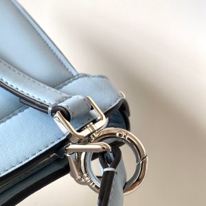 Peekaboo ISeeU Petite 20 Bag Baby Blue Lambskin Shw