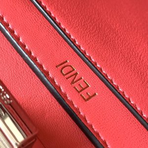 Peekaboo ISeeU Petite 20 Bag Hot Pink Lambskin Shw