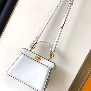 20220717_i1658038649_9804_0_jpg_12144d29-e397-48ba-bea6-90aca659ddfd Peekaboo ISeeU Petite 20 Bag White Lambskin Ghw