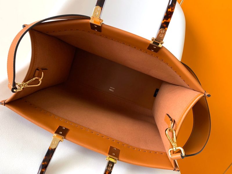 Fendi Sunshine Medium Bag 35 Tan Leather
