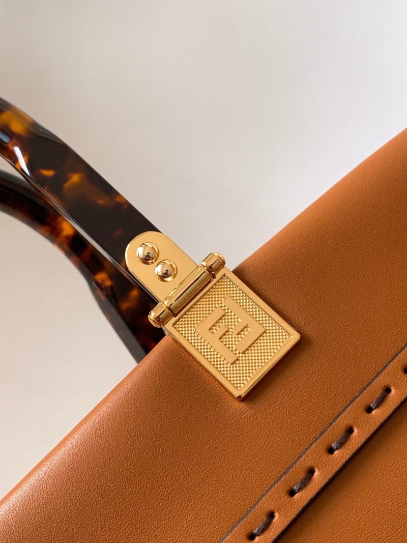 Fendi Sunshine Medium Bag 35 Tan Leather