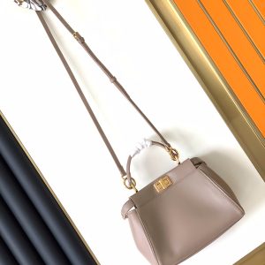 20220721_i1658383648_6705_0_jpg_86013e01-90b9-443b-9ac7-5a67038f03bf Peekaboo Mini 23cm Bag light brown lambskin gold hardware