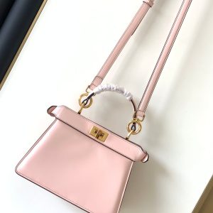 Peekaboo ISeeU Petite 20 Bag Pink Lambskin Ghw