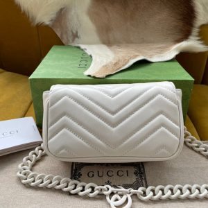 MARMONT MINI HANDBAG 16 IN WHITE CALFSKIN