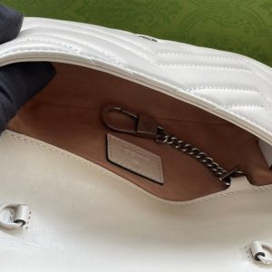 MARMONT MINI HANDBAG 16 IN WHITE CALFSKIN