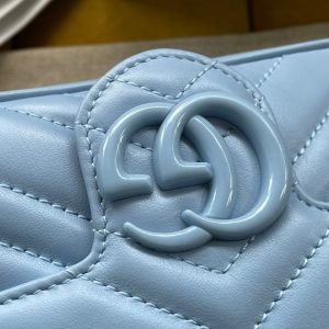 MARMONT MINI HANDBAG 16 IN BLUE PASTEL CALFSKIN