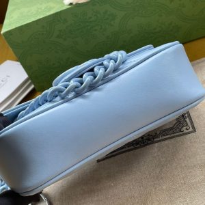 MARMONT MINI HANDBAG 16 IN BLUE PASTEL CALFSKIN