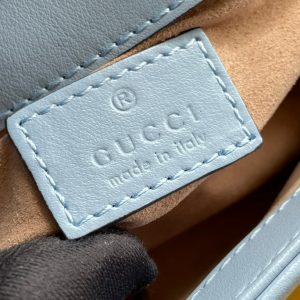 MARMONT MINI HANDBAG 16 IN BLUE PASTEL CALFSKIN