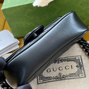 MARMONT MINI HANDBAG 16 IN BLACK CALFSKIN