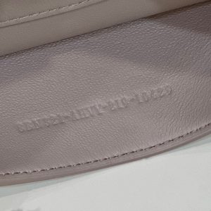 PEEKABOO ISEEU 34 IN WHITE PERFORATED CALFSKIN GOLD HARDWARE