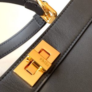 20220726_i1658805893_9162_3_jpg_8245f05d-ce2d-45b9-af84-99d32b5e1df7 Peekaboo ISeeU Small 27cm Bag black lambskin gold hardware