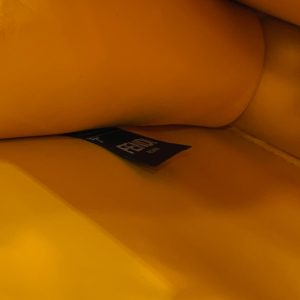 PEEKABOO ISEEU 33 IN ORANGE OMBRE SMOOTH CALFSKIN GOLD HARDWARE