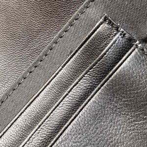 Mini Baguette Bag 20 With FF Motif Black Leather Ghw