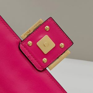 Baguette 27cm Red Lambskin Gold Hardware