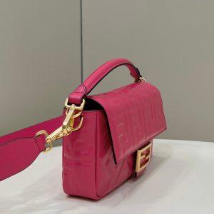 Baguette 27cm Red Lambskin Gold Hardware