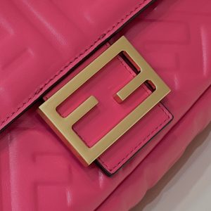 Baguette 27cm Red Lambskin Gold Hardware