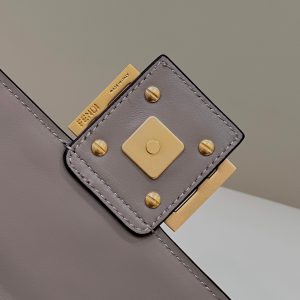 20220824_i1661331428_3152_5_jpg_c8980862-a47a-4150-8ca8-f8750c09873d BAGUETTE WITH FF MOTIF 27 IN PINE CONE SOFT LAMBSKIN GOLD HARDWARE