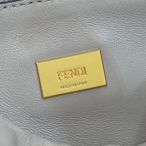 FendiI PEEKABOO 27 IN BLACK CALFSKIN WITH GOLD HARDWARE