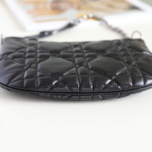 MINI CARO BAG 25 IN BLACK LAMBSKIN