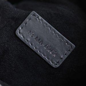 MINI CARO BAG 25 IN BLACK LAMBSKIN