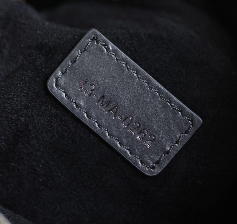 MINI CARO BAG 25 IN BLACK LAMBSKIN