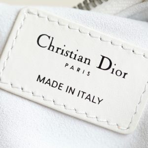 MINI CARO BAG 25 IN WHITE LAMBSKIN