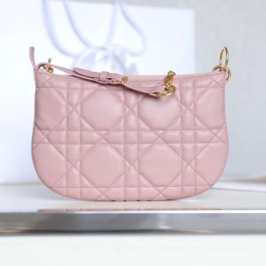 MINI CARO BAG 25 IN LIGHT PINK LAMBSKIN