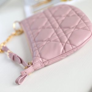 MINI CARO BAG 25 IN LIGHT PINK LAMBSKIN