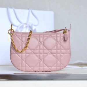 MINI CARO BAG 25 IN LIGHT PINK LAMBSKIN