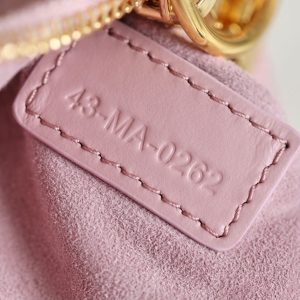 MINI CARO BAG 25 IN LIGHT PINK LAMBSKIN