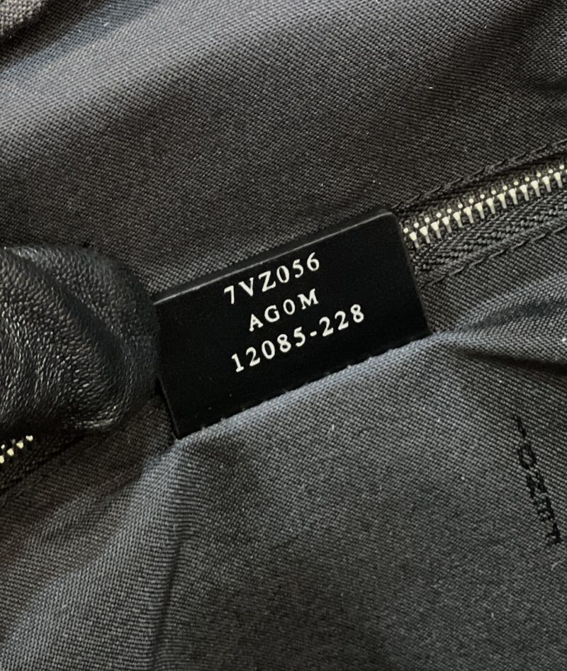 FendiI STRIKE LARGE 46 FF BLACK JACQUARD FABRIC BACKPACK