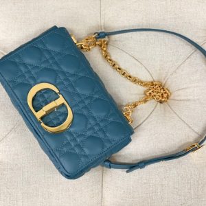20220914_i1663136613_3977_8_jpg SMALL CARO BAG 20 OCEAN BLUE CALFSKIN
