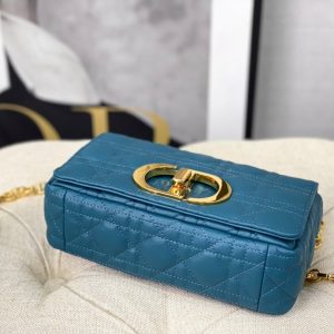 20220914_i1663136613_8780_4_jpg SMALL CARO BAG 20 OCEAN BLUE CALFSKIN