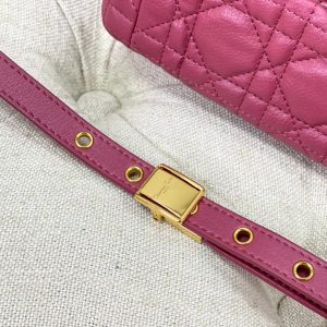 SMALL CARO BAG 20 DARK PINK CALFSKIN