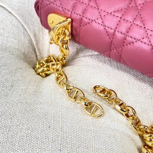 SMALL CARO BAG 20 DARK PINK CALFSKIN