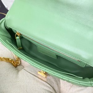 20220914_i1663136760_5777_7_jpg SMALL CARO BAG 20 LIGHT GREEN CALFSKIN