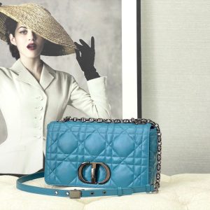 medium caro 25.5 azure blue black hardware