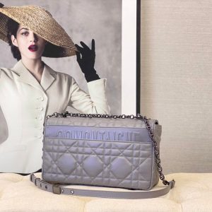 20220915_i1663220686_4298_2_jpg LARGE CARO BAG 28 OPALINE PURPLE CALFSKIN BLACK HARDWARE