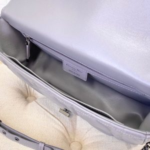 20220915_i1663220686_6898_7_jpg LARGE CARO BAG 28 OPALINE PURPLE CALFSKIN BLACK HARDWARE