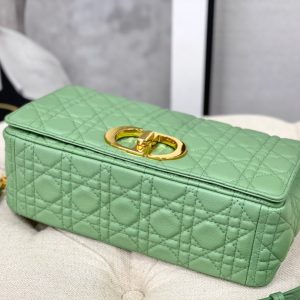 20220915_i1663221617_1577_4_jpg LARGE CARO BAG 28 LIGHT GREEN CALFSKIN