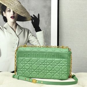 20220915_i1663221617_8746_2_jpg LARGE CARO BAG 28 LIGHT GREEN CALFSKIN