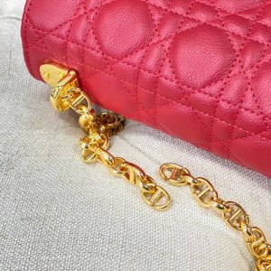 LARGE CARO BAG 28 RED CALFSKIN